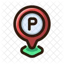 Parking Location Parking Direction Icon