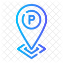 Letter P Parking Location Pin Icon