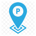 Letter P Parking Location Pin Icon