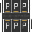 Parking Lot Cars Vehicles Icon