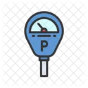 Parking Meter Stopwatch Timer Icon