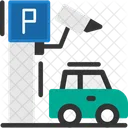 Parking Security Camera Surveillance Cctv Icon