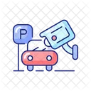 Parking security camera  Icon