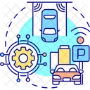 Smart Parking Sensor Icon