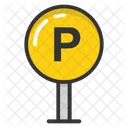 Parking Sign Area Icon
