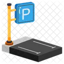 Parking Sign Car Parking Zone Sign Icon