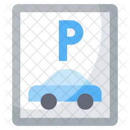 Parking Sign  Icon