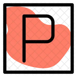 Parking Sign  Icon