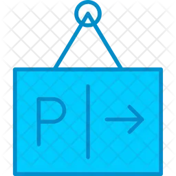 Parking Sign  Icon