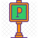 Parking Sign Ocation Map Icon