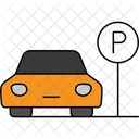 Parking sign board  Icon