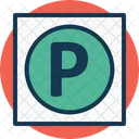 Park Car Parking Sign Icon