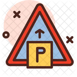 Parking Signboard Icon