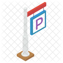 Parking Symbol  Icon