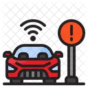 Parking Warning Sign  Icon