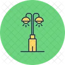 Parklampe Dekoration Garten Icon