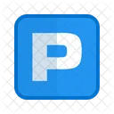 Parkplatz Zeichen Symbol Symbol