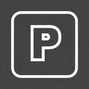 Parkplatz Zeichen Symbol Symbol