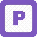 Parkplatz Zeichen Symbol Symbol