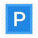 Auto Parkplatz Garage Symbol