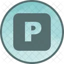 Parkplatz Zeichen Symbol Symbol