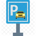 Parkplatz Parkinfo Parkschild Symbol