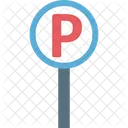 Parken Autoparken P Schild Symbol