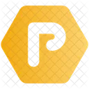 Zeichen Sechseck Parkplatz Icon