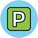 Parkplatz Zeichen Auto Symbol