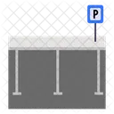 Parkplatz Hoteldienstleistungen Gasteparkplatz Symbol