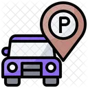 Parkplatzstandort Park GPS Parkplatz Symbol