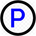 Parkplatzschild  Symbol