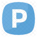 Parkplatz Symbol P Symbol