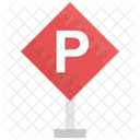 Parkplatz Schild Tafel Symbol