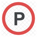 Parkplatz Zeichen Strasse Symbol