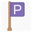 Parkschild Schild Griffbrett Symbol