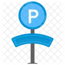 Parkplatz Schild Strasse Symbol