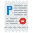 Parkticket  Symbol