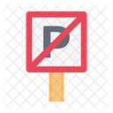 Kein Parken  Symbol