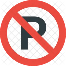 Kein Parken  Symbol