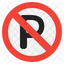 Kein Parken  Symbol