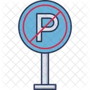 Kein Parken  Symbol