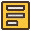 Parrafo Justificar Texto Justificar Icono