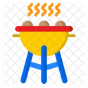 Parrilla de barbacoa  Icono