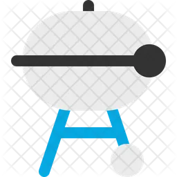 Parrilla de la barbacoa  Icono