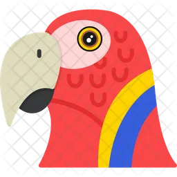 Parrot Face  Icon