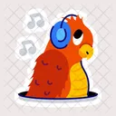 Parrot Music Psittaciformes Parrot Headphones アイコン