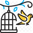 Parrot Outside Of Cage  Icon