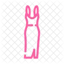 Part Dress Party Wear Gown Icon