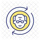 Unretirement Part Time Job Development Icon